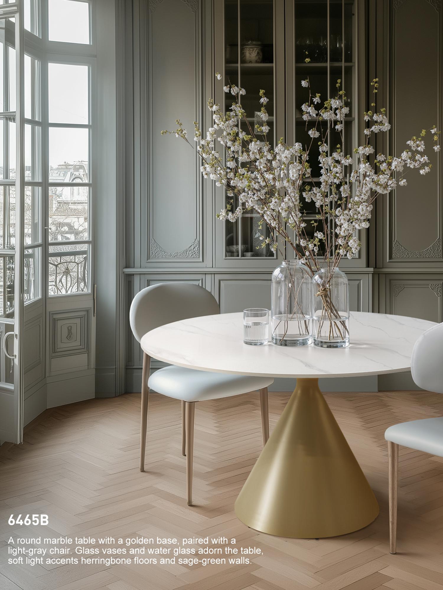 K&K LIVING Round Ottoman